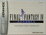 Final Fantasy IV Advance -- Manual Only (Game Boy Advance)